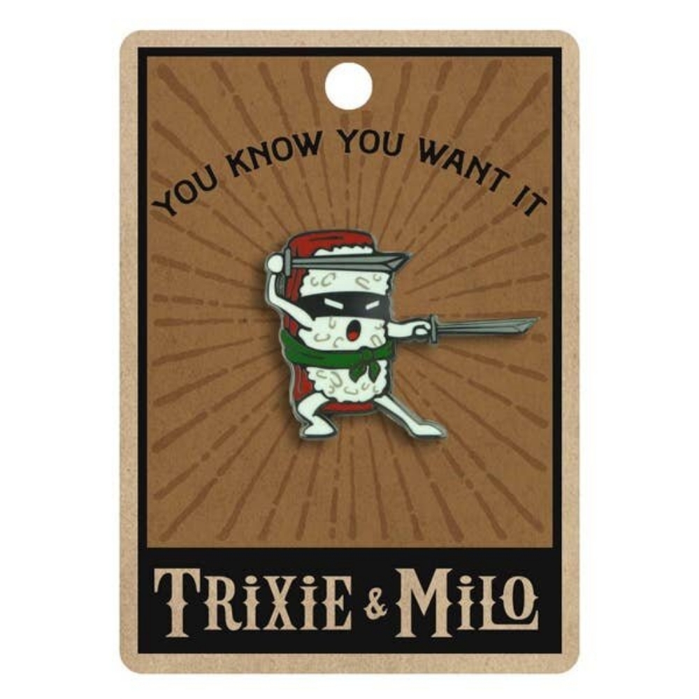 ENAMEL PIN - SUSHI NINJA SWORD